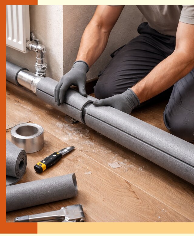 Утепление труб отопления в Махачкале: теплоизоляция и защита сети