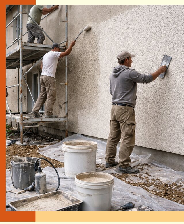 Утепление фасада жидкой пробкой в Махачкале